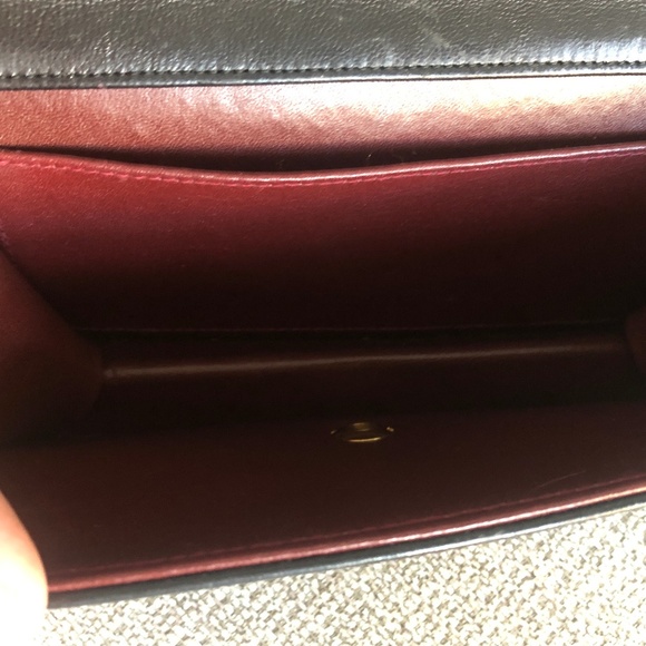 Auth Vintage Chanel Black Mini Flap Bag WOC - Picture 2 of 8